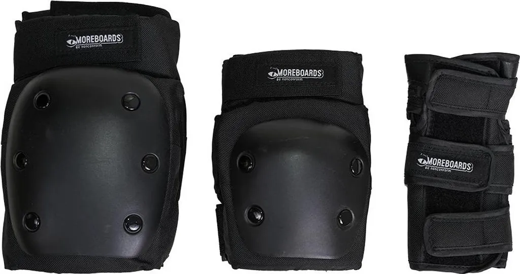 MB Bowlsaver Set Noir M MOREBOARDS avec coques antichocs renforcées
