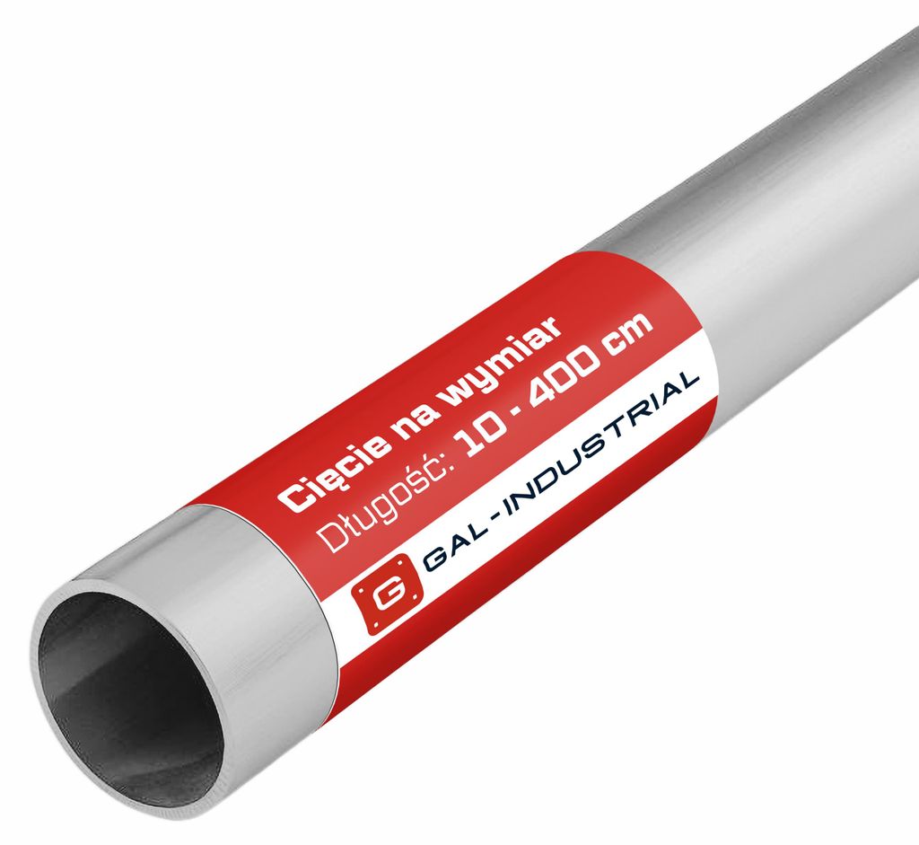 GAL-INDUSTRIAL | Rura okrągła aluminiowa – 30x2mm – 100cm – Zdjęcie produktu 
