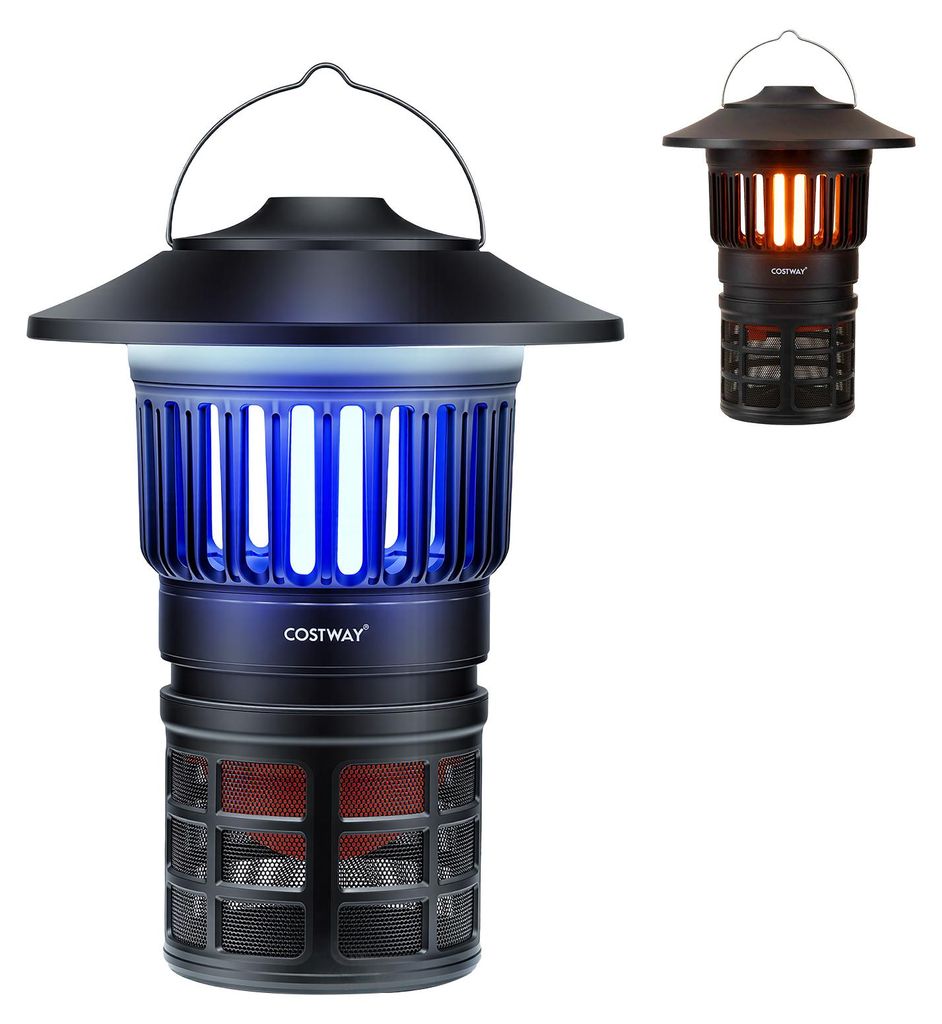 COSTWAY Elektrický lapač hmyzu 2 v 1 – lampa proti komárům Obrázek produktu 