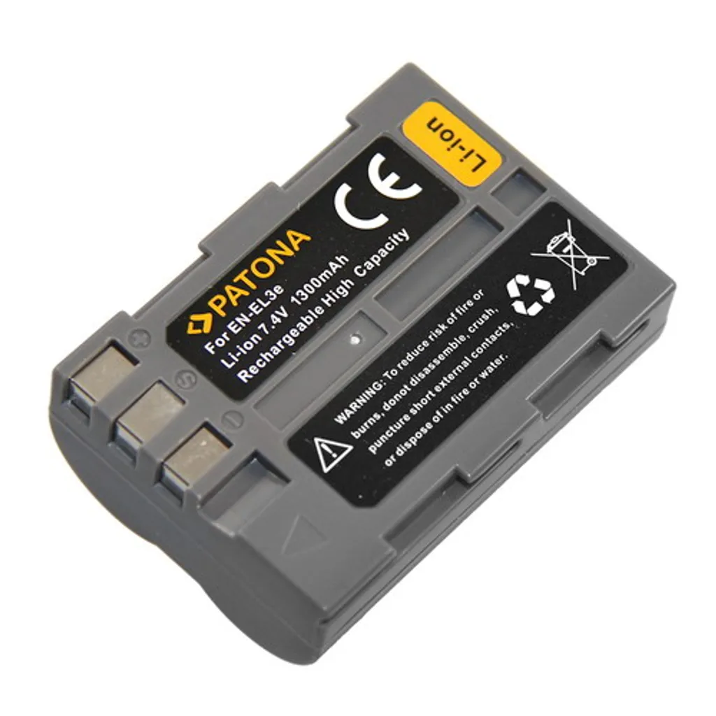 Batterie Nikon EN-EL3E 1300mAh Li-Ion : idéale pour Voyages et Reportages
