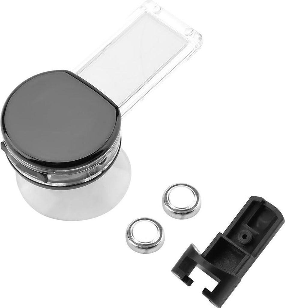 Wasserdichte elektronische Hygrometer -Thermometer -Feuchtigkeitstemperaturmonitor für Reptilienschwarz