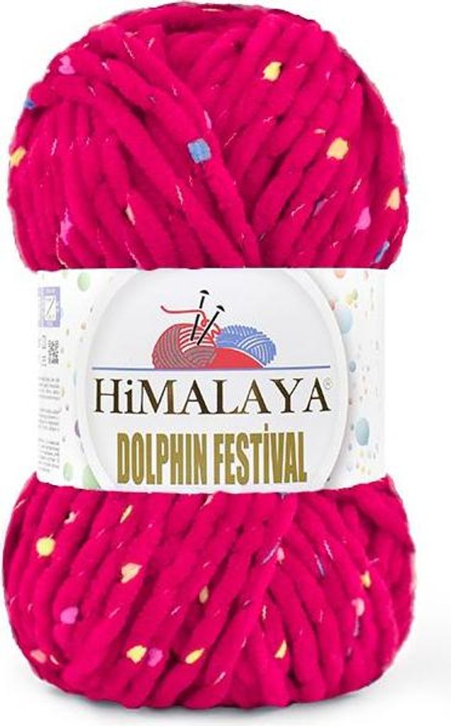 Himalaya Dolphin Festival Wolle 114/Fuchsia - Weich & Ideal Produktbild 