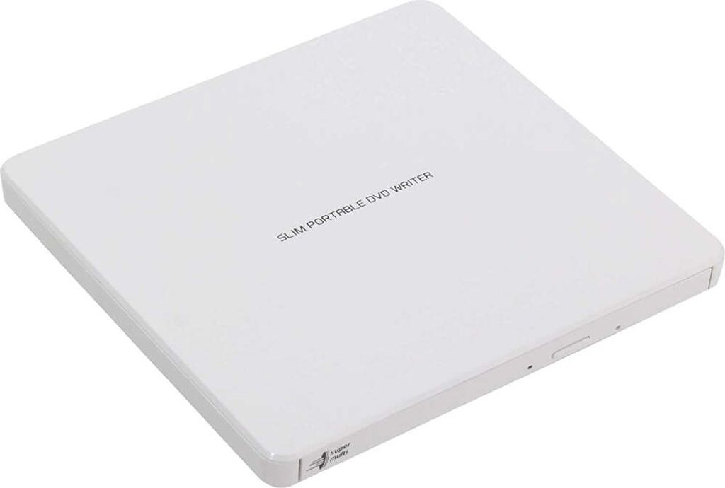 Hitachi-LG Slim Portable DVD-Brenner, Weiß, Ablage, Desktop Produktbild 