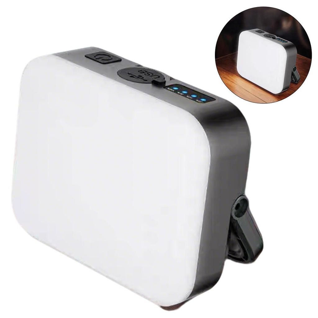 Campinglampe mit 4000mAh, Sensorlicht aufladbar – 1000 Lumen, Campinglaterne mit Haken & Magnet, für Camping, Reisen und Notfälle
