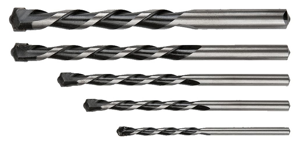 GRAPHITE Betonbohrer, 5-er Set, hartmetallbestückt, 4 x 75, Produktbild 
