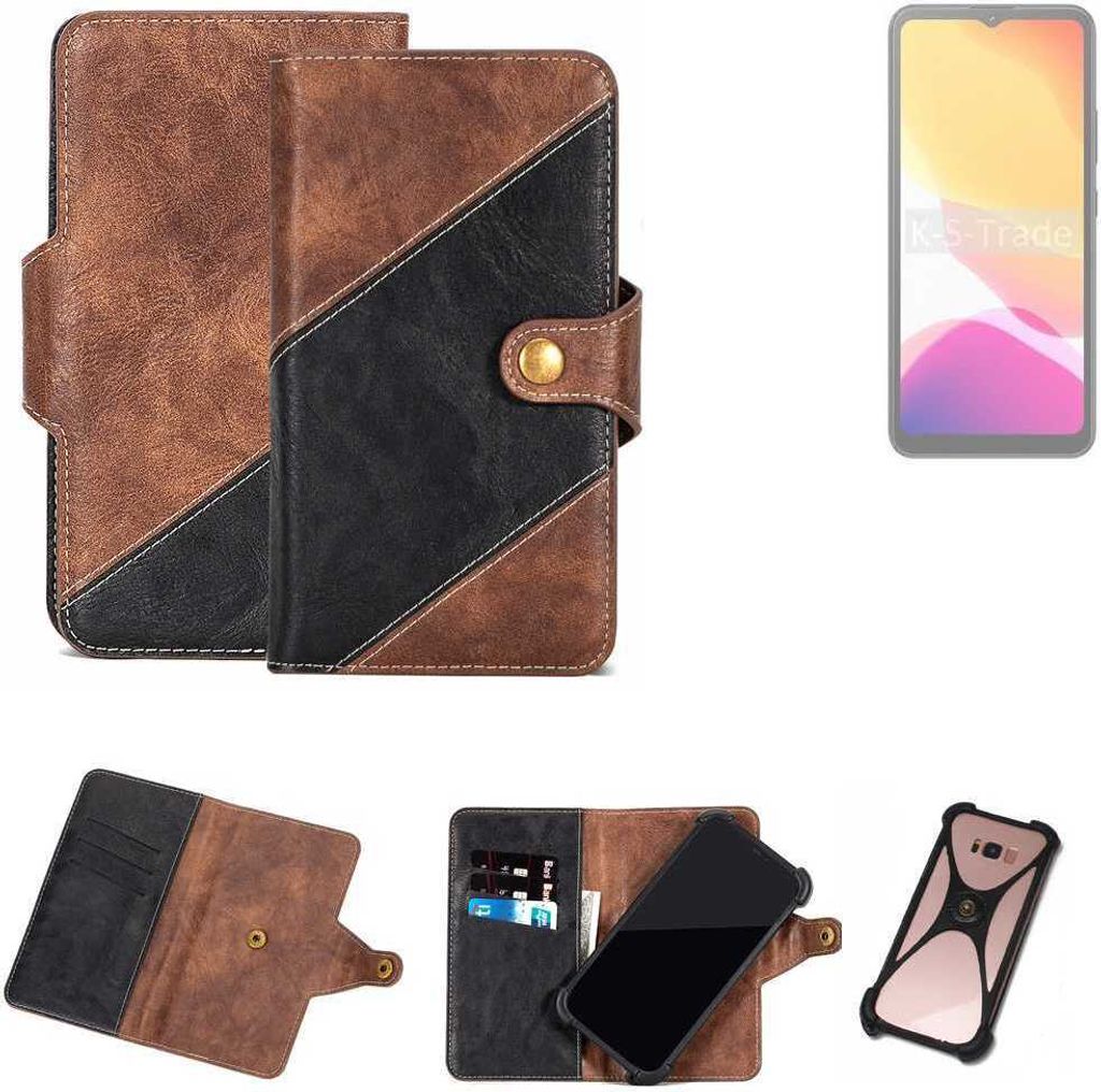 K-S-Trade Handyhülle Schutzhülle Bookstyle Case kompatibel mit Cubot Note 21 Klapphülle Cover Hülle Schutztasche 1x