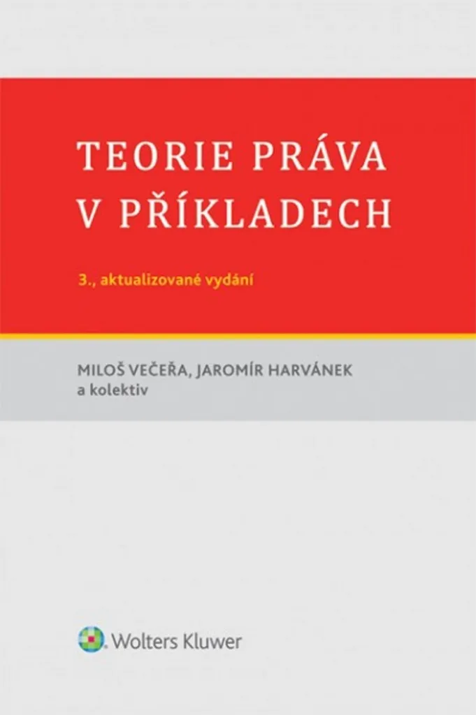 Teorie práva v příkladech par Miloš Večeřa - Guide juridique broché