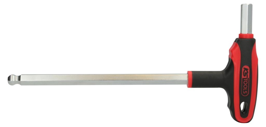 KS Tools T-Griff-Innensechskant-Kugelkopf-Schlüssel, 12 mm