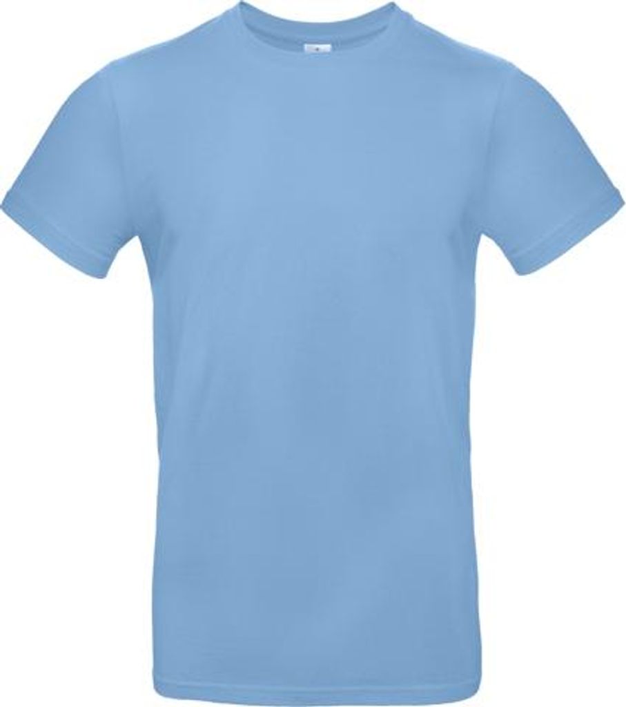 Herren-T-Shirt, Kurzarm - B&C #E190 - sky blue - Größe S