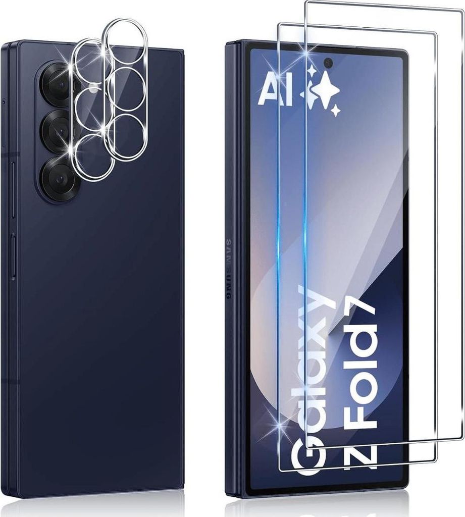 2X Panzerglas für Samsung Galaxy Z Fold 7 5G Display Kamera Panzerfolie Hartglas