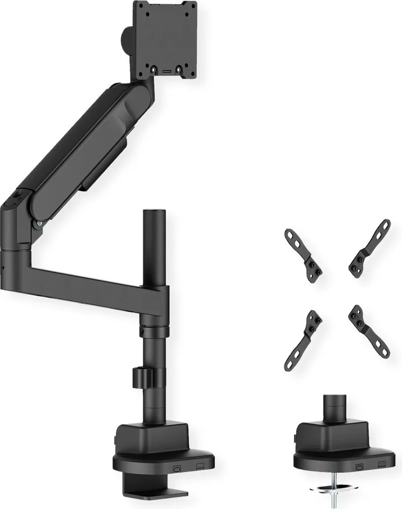 Bras LCD ROLINE charges lourdes support de table robuste noir - 3