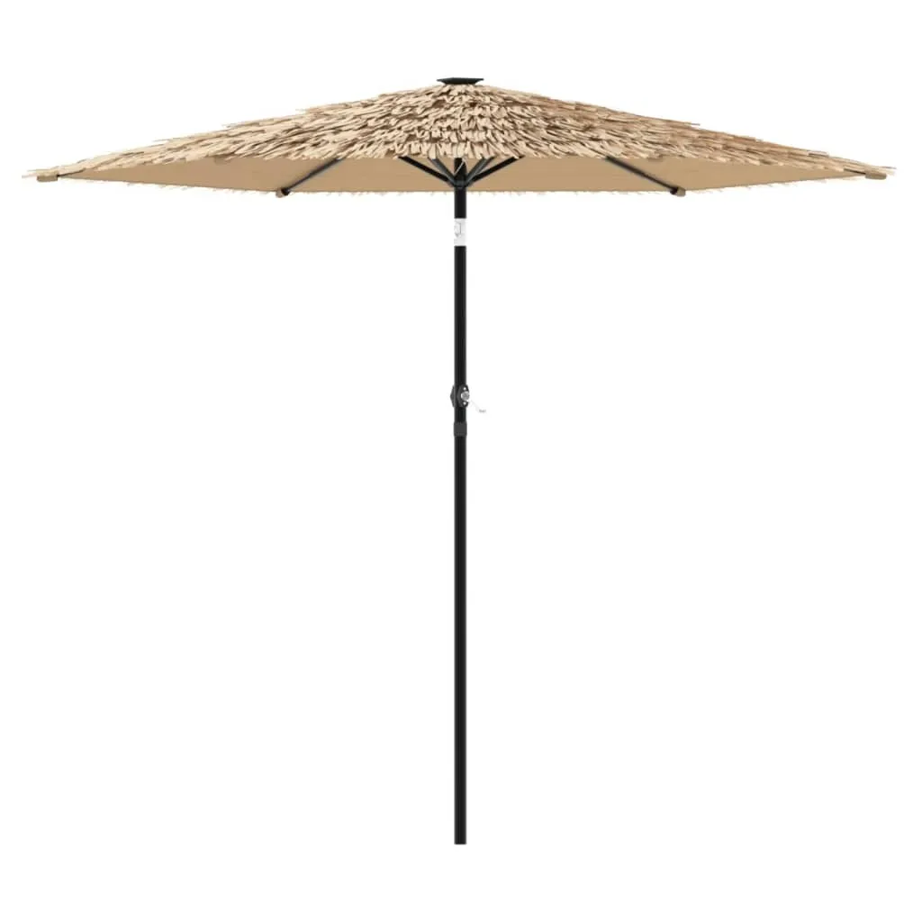 Ombrellone Grande vidaXL 268x268 cm - Palo Acciaio Marrone Solido