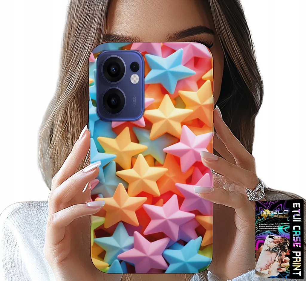 Case Oppo Find X5 Lite Pattern Stelle + Pellicola Anti-Graffio - 1