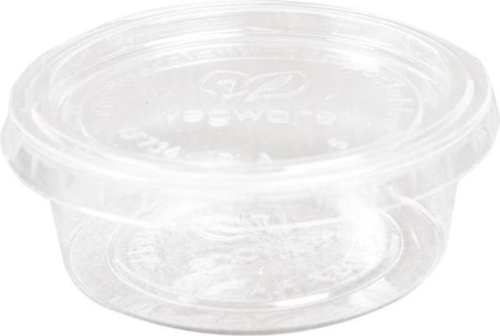 PLA-Schüssel 60 ml, 7 x 2,6 cm 100 Stück. Produktbild 