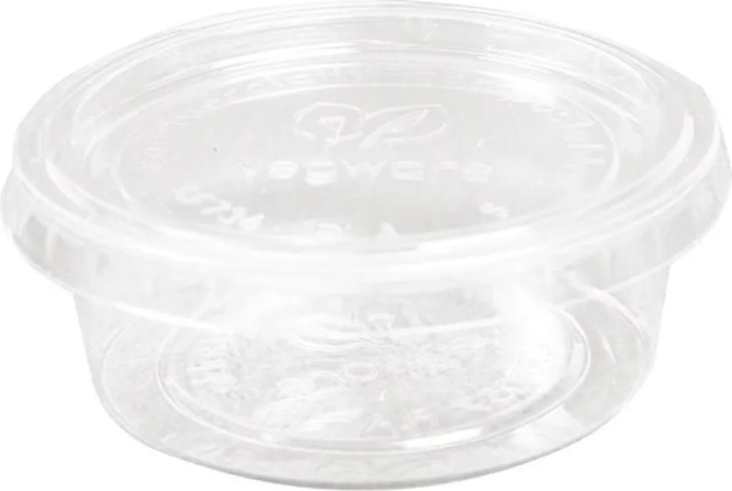 Gobelet compostable Vegware charcuterie 5,7 cl pour sauces et dips