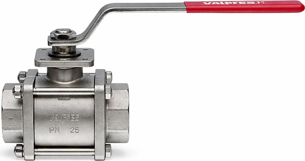 Valpres Ind-Kugelh.voDG 1.4 408 BR71 3/4" PN40 3-tlg.TA-Luft Atex Dampf + 160C Inneng., 1 Stk.