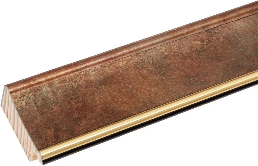 Cadre bois doré 13x18 cm S46EA3 avec protection verre traité antireflet - 2
