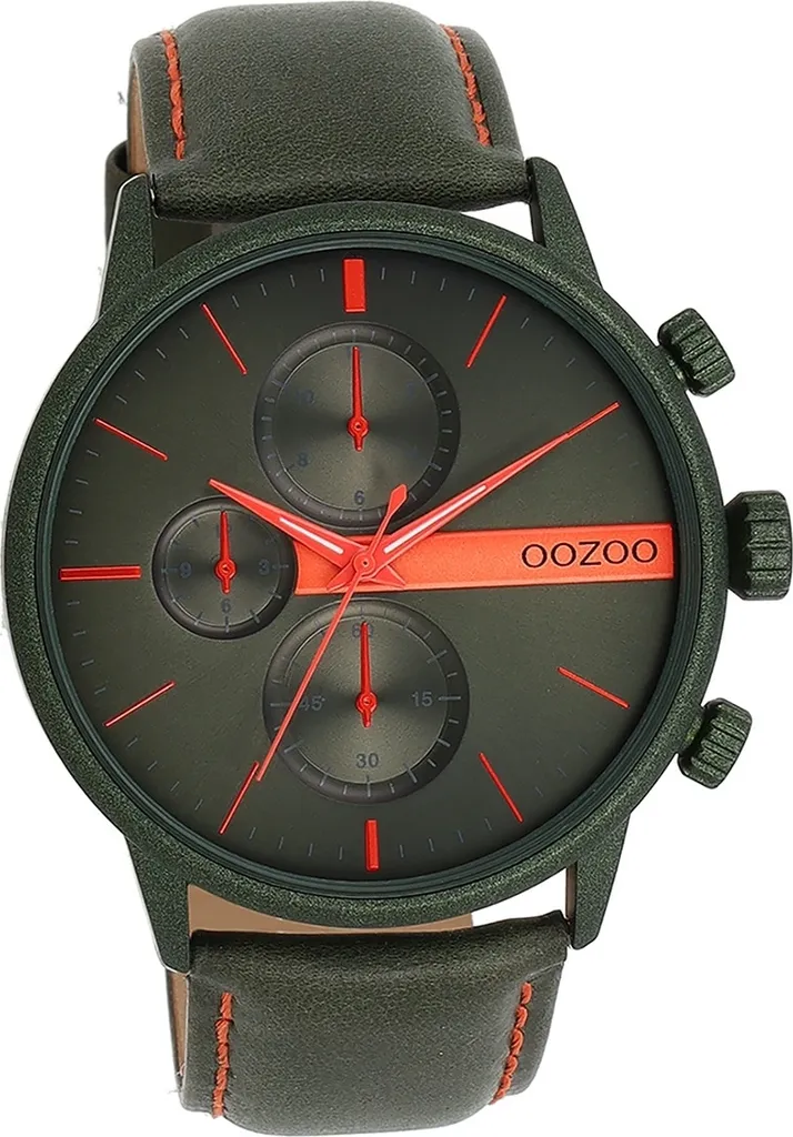 Orologio Oozoo Uomo D2UOC11227 Analogico Verde - Collezione Timepieces