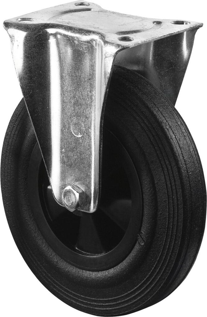 BS Rollen Bockrolle L410.B40 Rad D 200mm 205kg, Stahl verzinkt