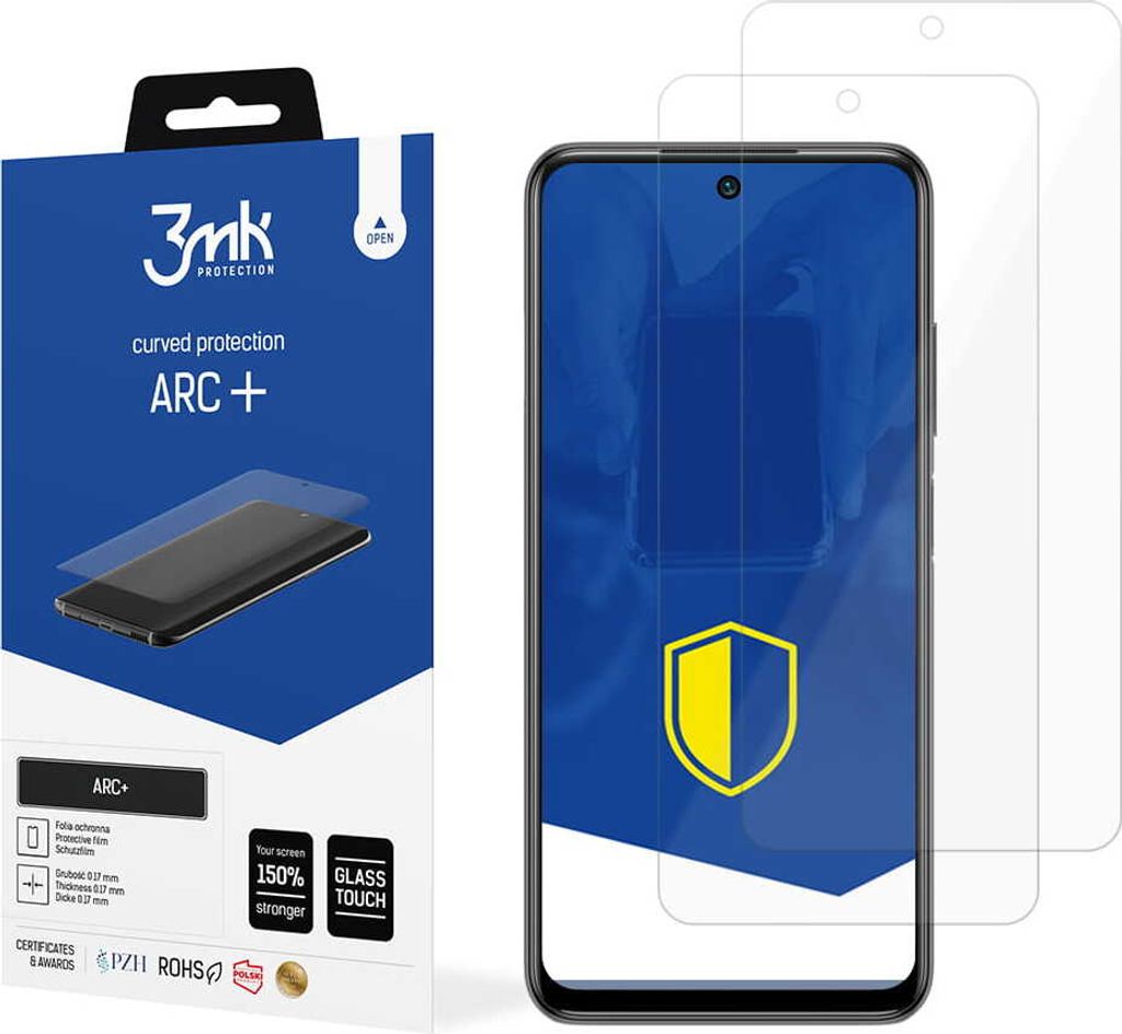 3mk Display Schutzfolie ARC+ für Xiaomi Redmi Note 10 5G 0,17mm Self-Heal (2 Stück)