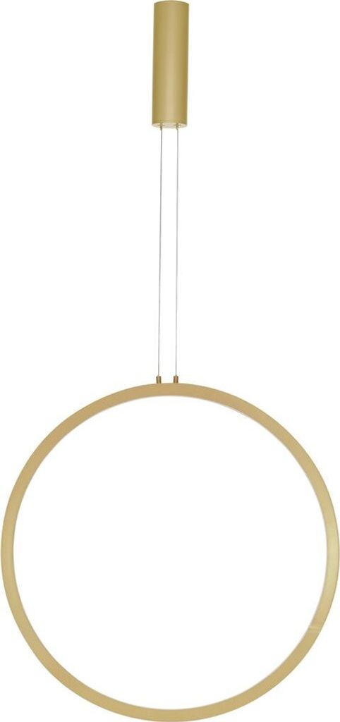 Nova Luce CHANGE LED Pendelleuchte Messing 36W Warmweiss 150x60cm dimmbar 9070168