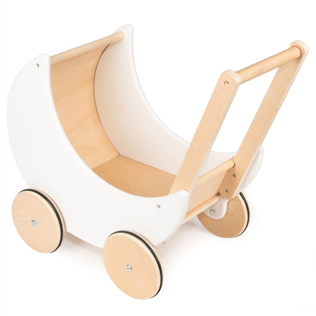 COIL Puppenwagen, Lauflernwagen, Lauflernhilfe, aus Holz, Produktbild 4