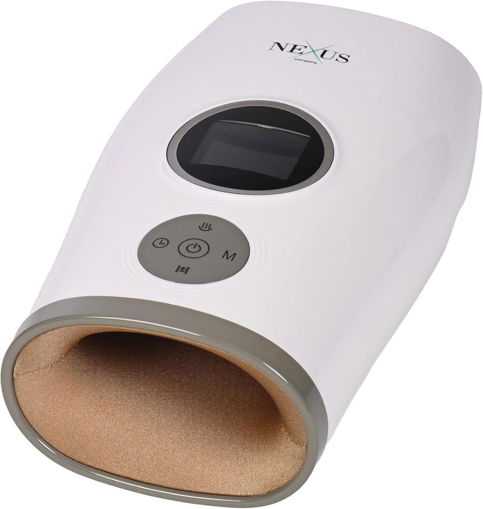 Handmassagegerät „ZenYou“ mit Wärmfunktion & Luftdruck | Schmerzlinderung & Entspannung | Ideal bei Arthrose, Karpaltunnel & kalten Händen