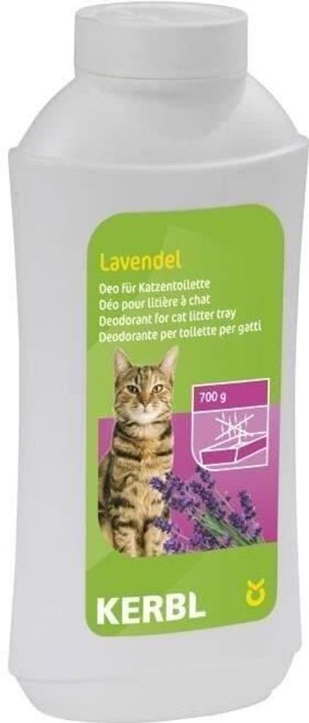Kerbl Deo-Konzentrat für Katzentoilette (mit Lavendelduft, 700 g Flasche) 82673