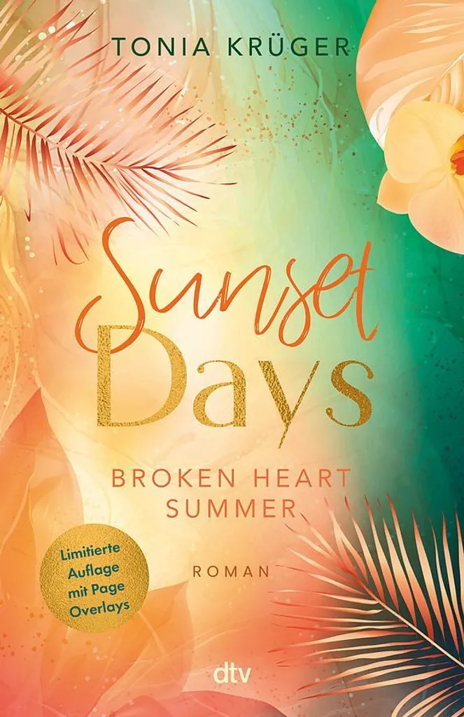 T-shirt Broken Heart Summer - Sunset Days en coton bio pour l'été