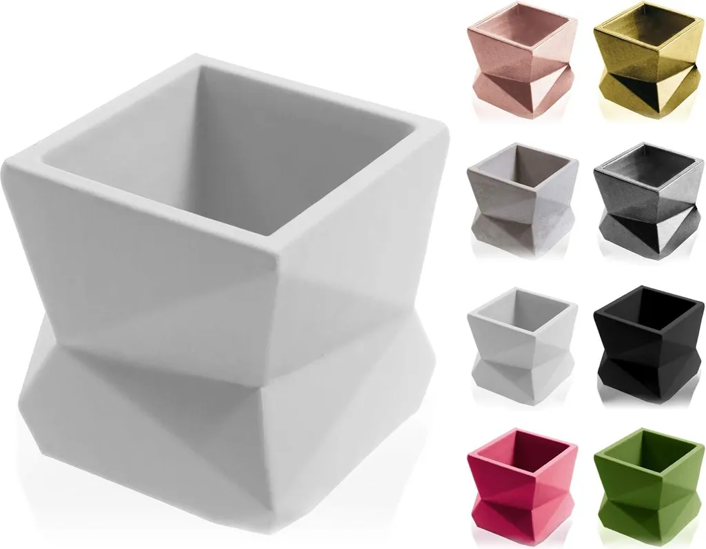 Pot de fleurs moderne en béton No3 - Ø 75 cm - 17 coloris disponibles