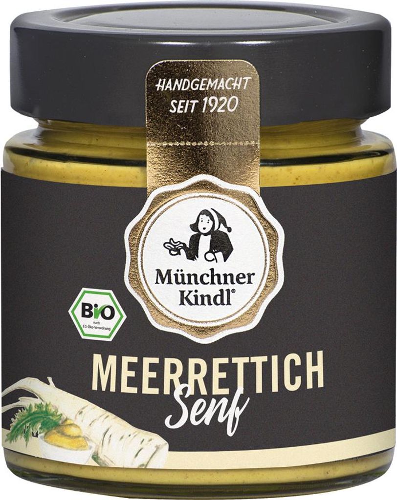 Münchner Kindl Meerrettich Senf 125ml Produktbild 
