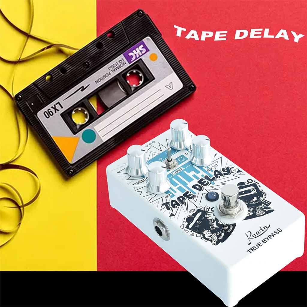 Rowin Guitar Effect Pedal Tape Delay Digital Kaufland.de