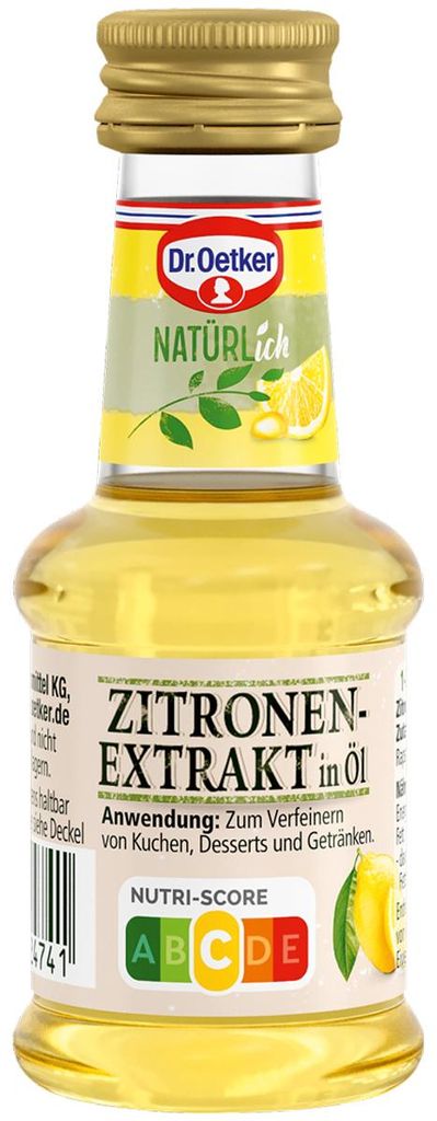 Oetker Naturalny Ekstrakt z Cytryny 0,035 litra Zdjęcie produktu 