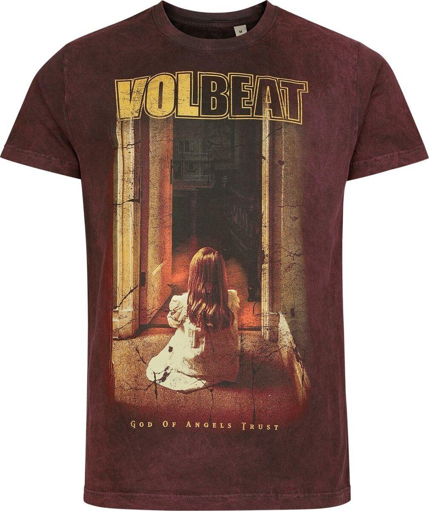 Volbeat T-Shirt Herren Hallway rot Band-Merch, Bands 100% Baumwolle S