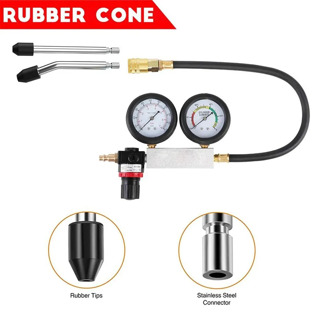 Testeur de compression pour moteur essence et recherche de fuite
