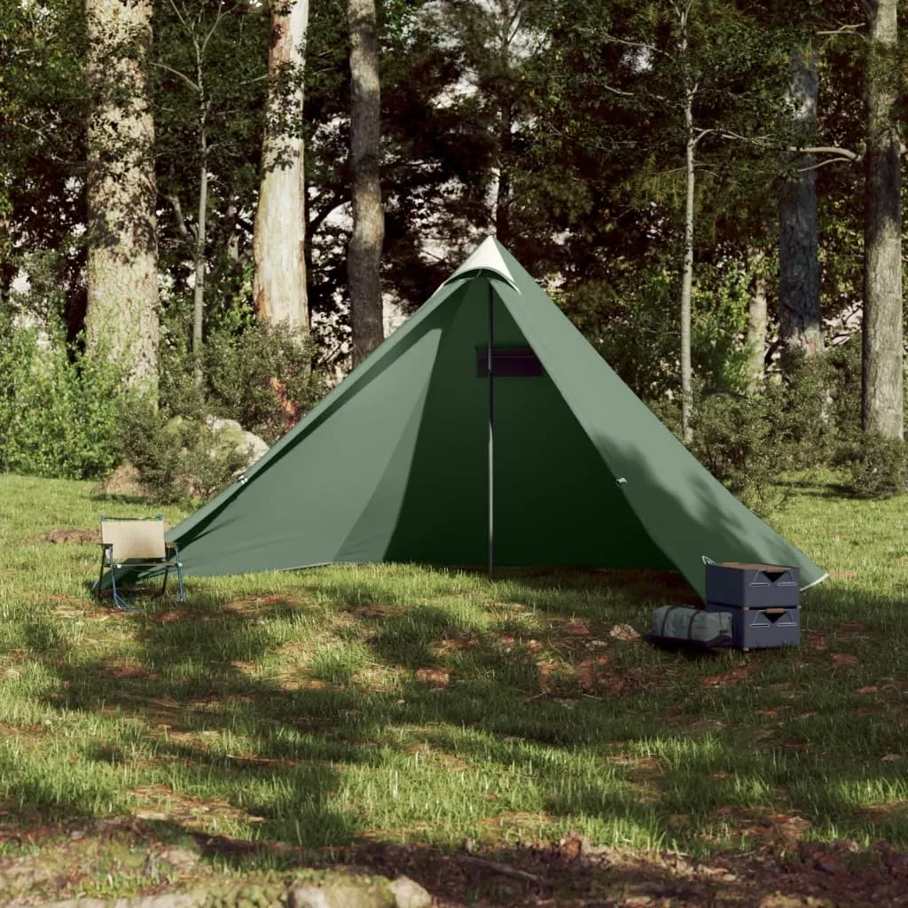 Tipi de Camping Imperméable Vert 7 Personnes Haute Résistance - 3