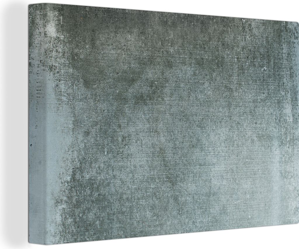 OneMillionCanvasses - Leinwandbilder - 150x100 cm, Beton - Verwitterung - Vintage - Design, Wandbilder Kunstdruck Wanddekoration - Foto auf Leinw...