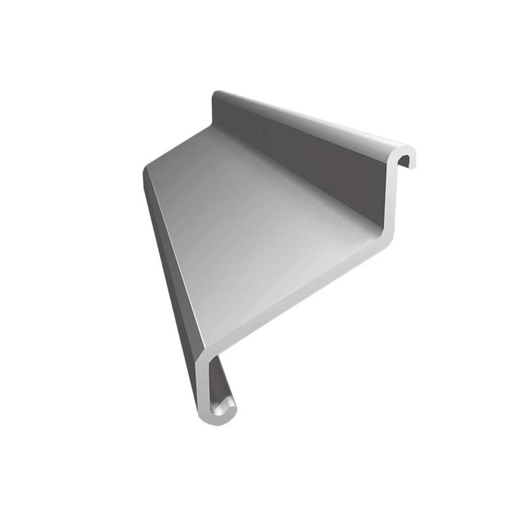 Renoplast Aluminium Traufprofil K20 Harzböden, Verbinder, Produktbild 