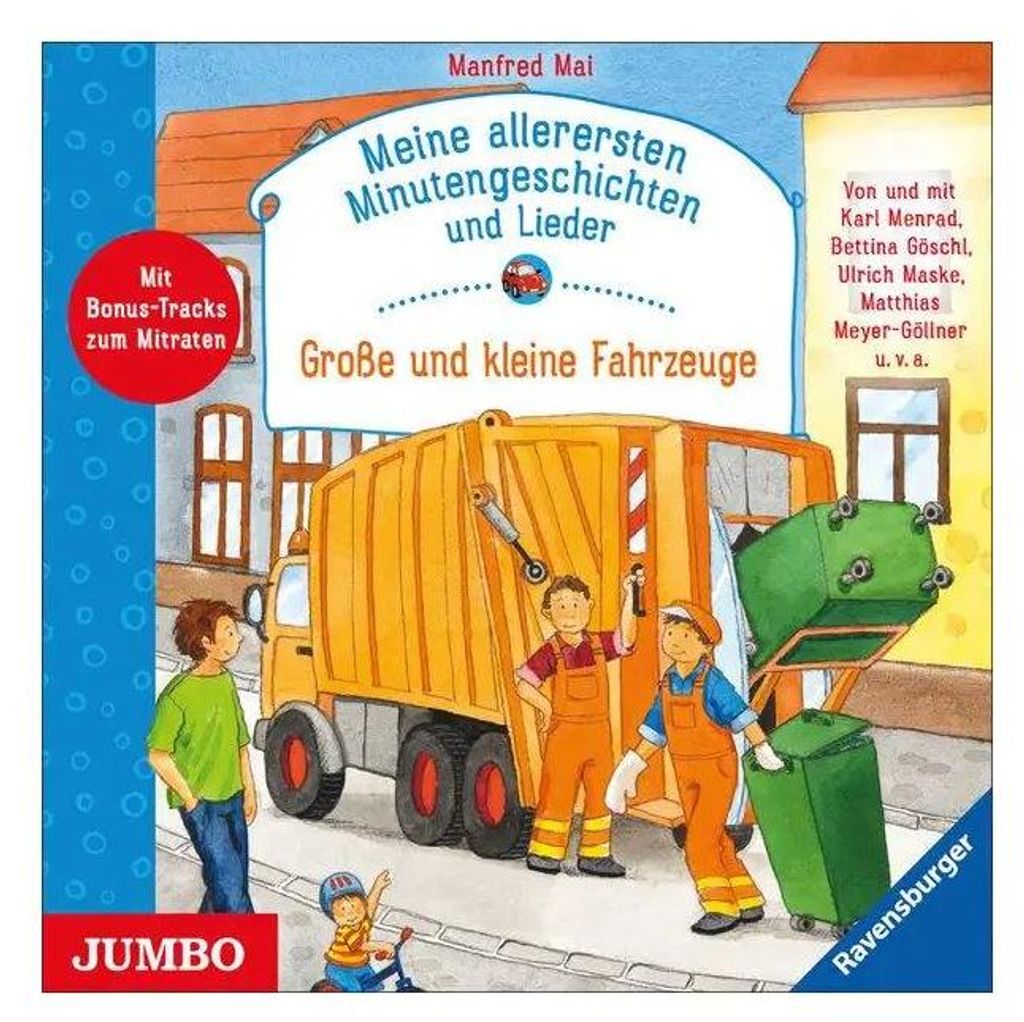 Meine allerersten Minutengeschichten und Lieder. Große und kleine Fahrzeuge