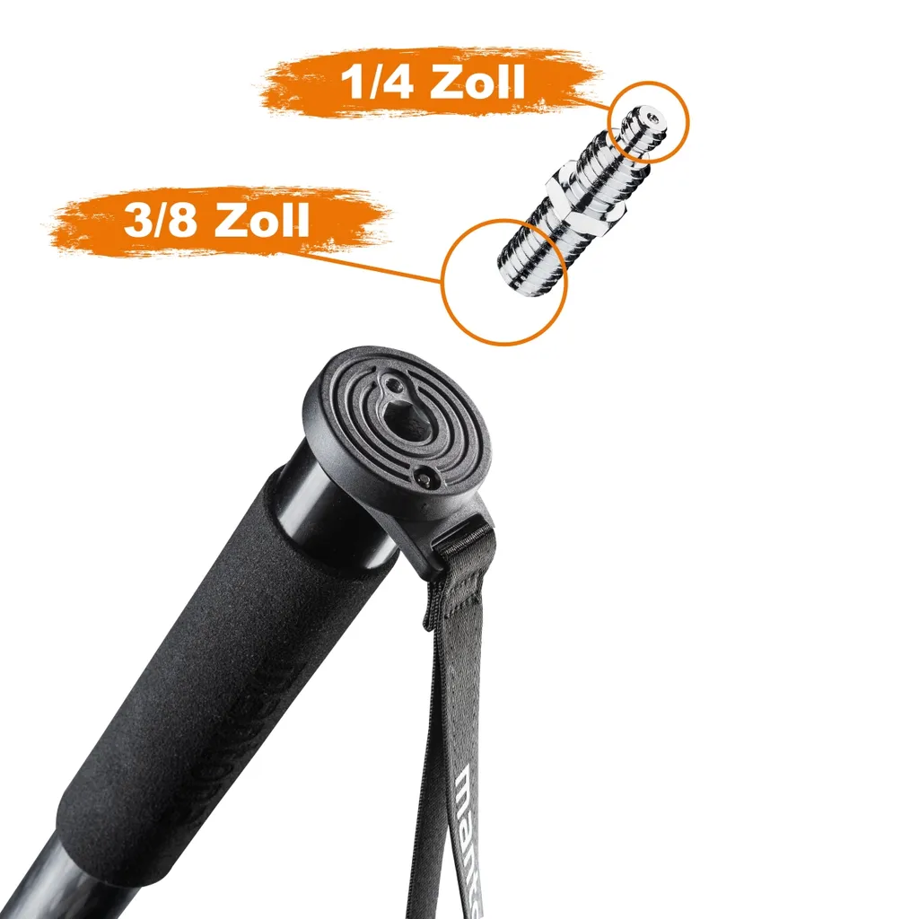 Monopode carbone mantona Pro ONE 165C pour reflex et hybride