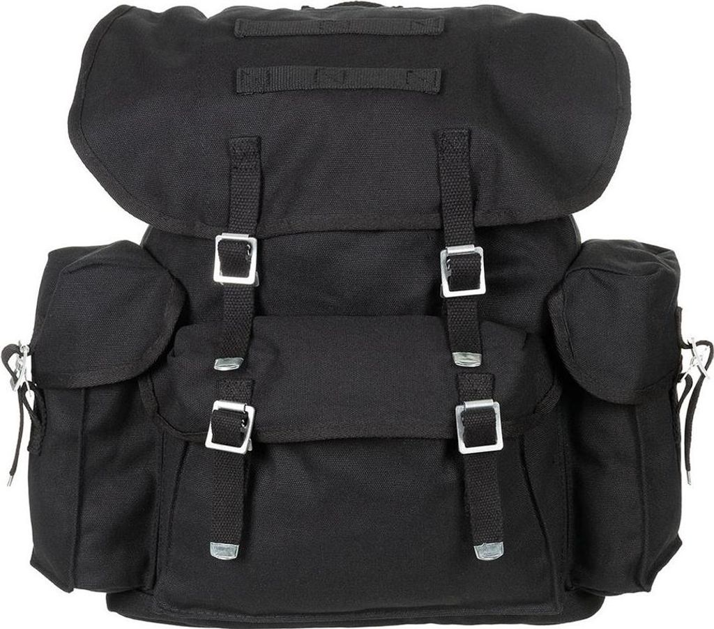 MFH BW Rucksack schwarz Canvas