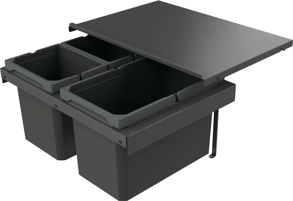 Naber 8013390 Cox Stand-UP 280 S/600-3 Poubelle Anthracite 30L
