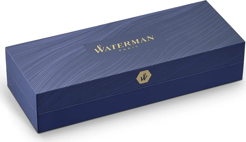Stylo Waterman Carène Noir Intense et Or avec Pointe Moyenne S0700380 - 2