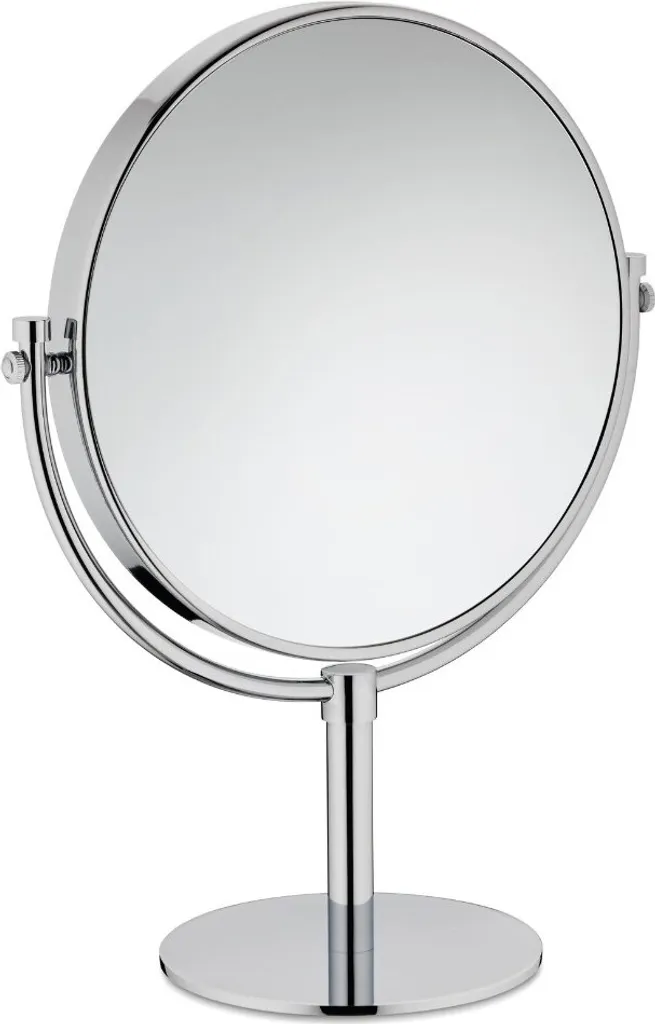 Miroir cosmétique rotatif Matilda chromé KELA avec face grossissante
