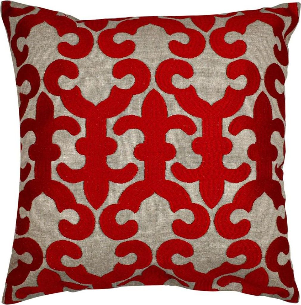 Marrakesch Kissenbezug Kissen 40x40 cm groß | Sofakissen Kuschelkissen aus Baumwolle bestickt als aesthetic Wohnzimmer Deko auf dem Sessel & Sofa ...