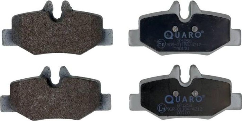 QUARO Bremsbeläge Satz Hinten Bremsklötze passend für MERCEDES-BENZ VIANO (W639) QP1258