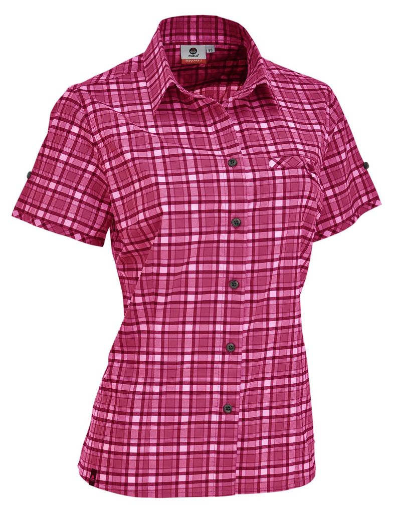 MAUL Elbe II -1/2 Bluse kariert ela cherry cherry 38