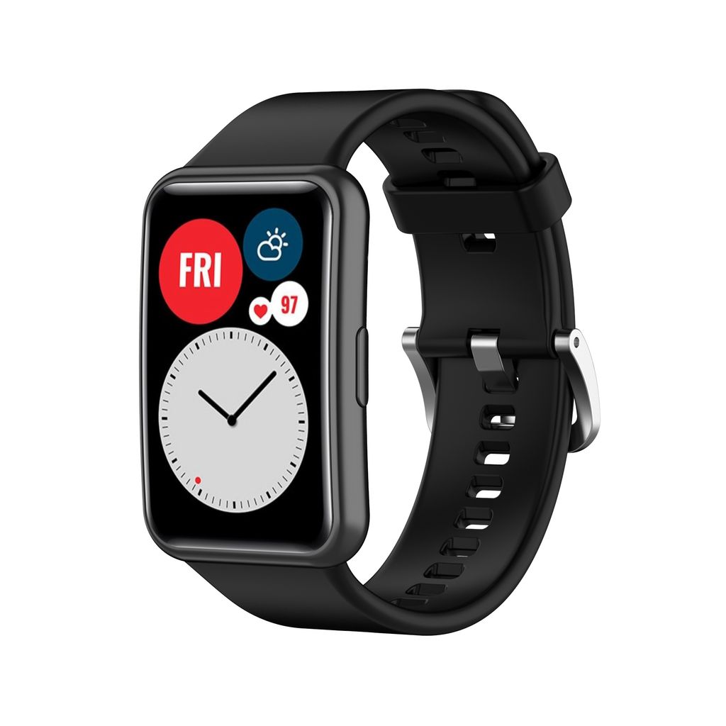 INF Náramek pro Huawei Watch Fit (TIA-B09/TIA-B19) Černá Obrázek produktu 3