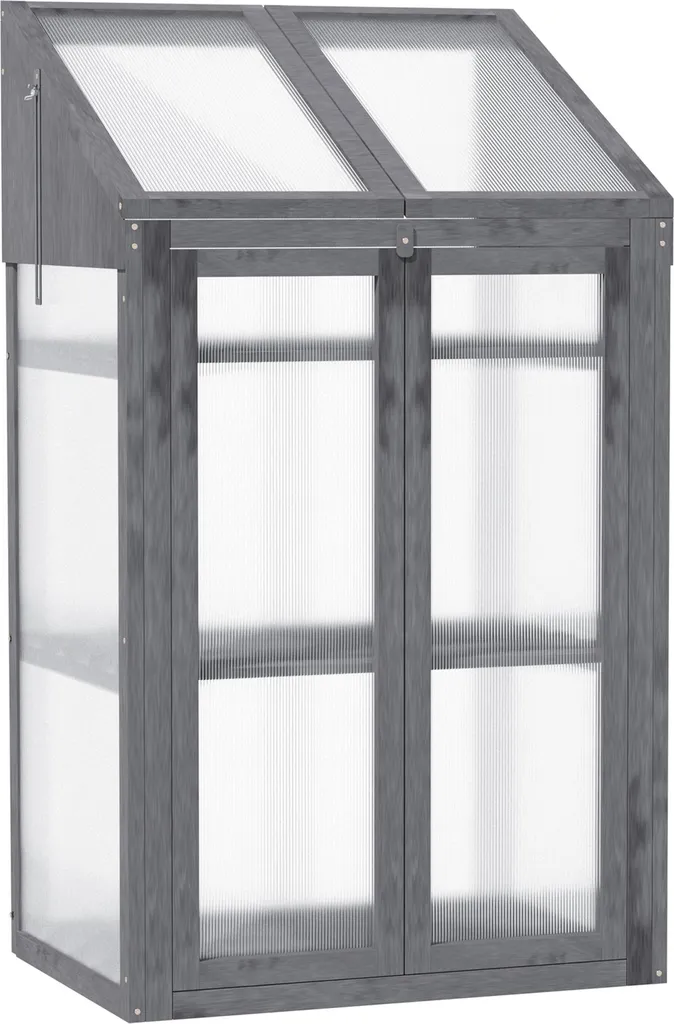 Châssis de balcon pour semis et plantes aromatiques en bois 120 cm