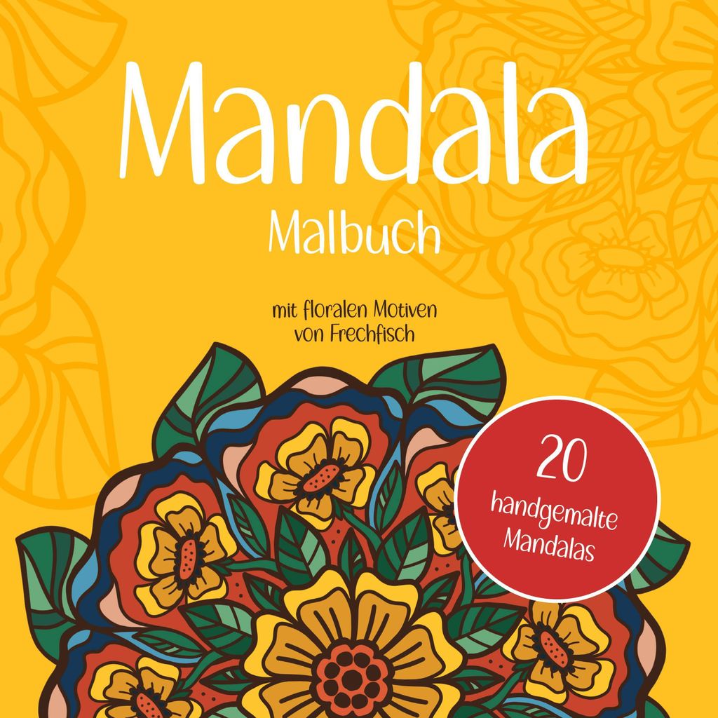 Mandala Malbuch, Deutsch, 40 Seiten